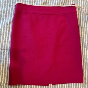 Pink JCrew pencil skirt - size 6